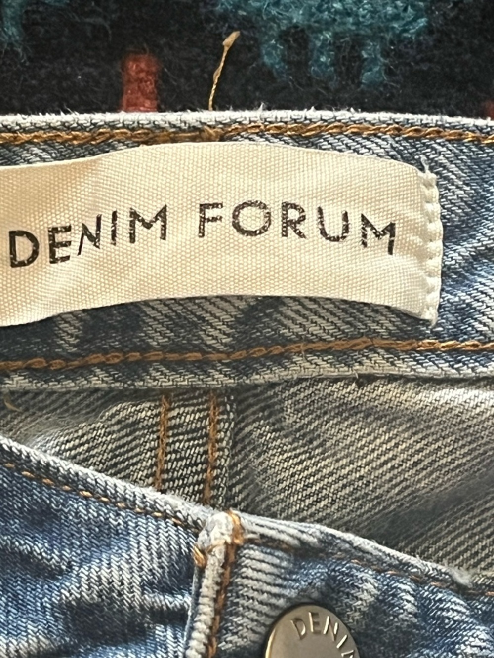 Aritzia Denim Forum Mia High Rise Curve Medium Blue Wash 29 - Picture 11 of 13